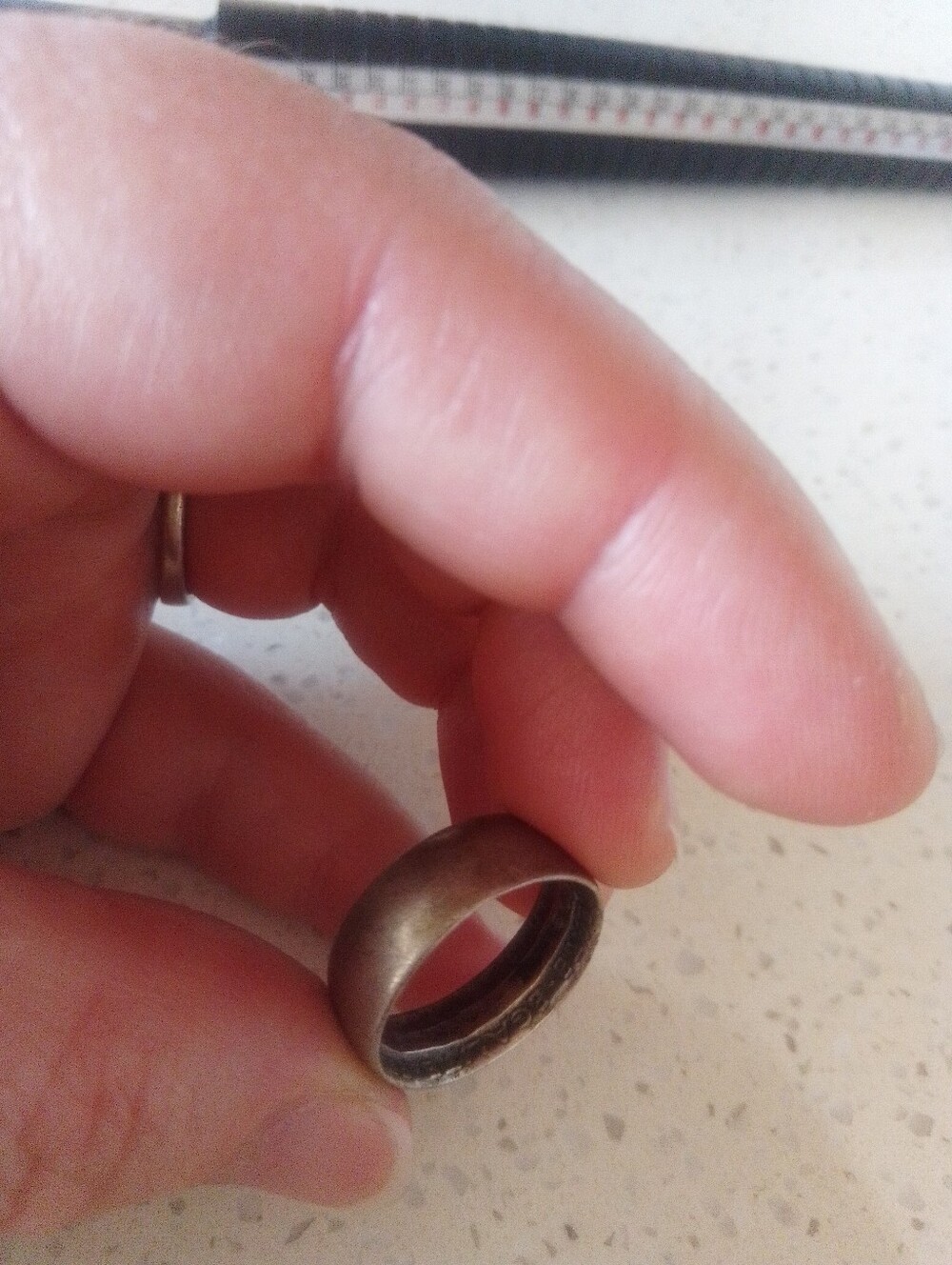 Vintage 1918 Coin Ring